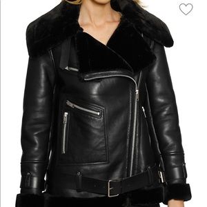 Walter Baker
Celine Leather Faux Fur Jacket